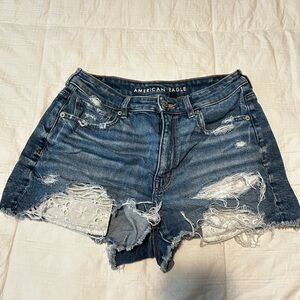 American Eagle Outfitters Women's Blue Denim Shorts